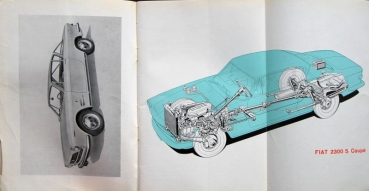 Fiat 2300 S Coupe 1964 Owner Manual (5684)